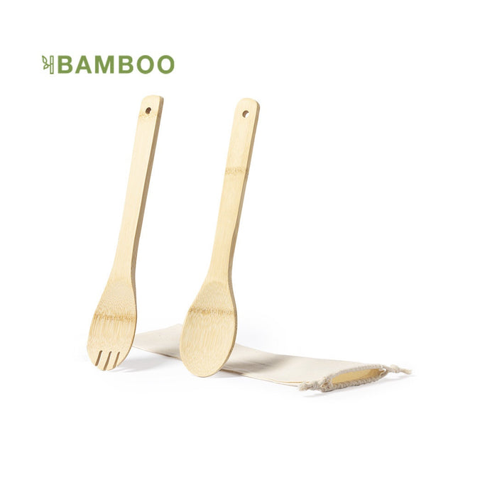 Bamboo Salad Server Set