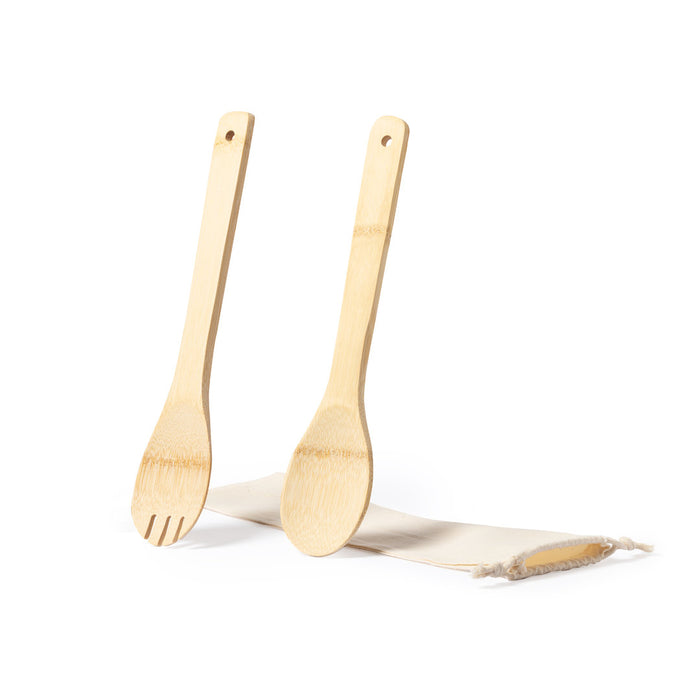 Bamboo Salad Server Set