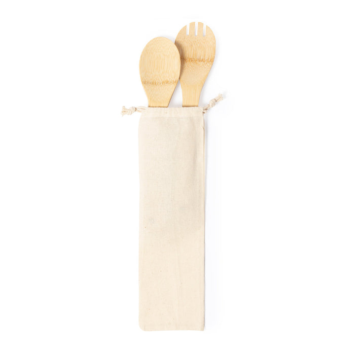 Bamboo Salad Server Set