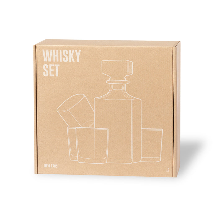 Whiskey Set - Decanter and 4 glasses