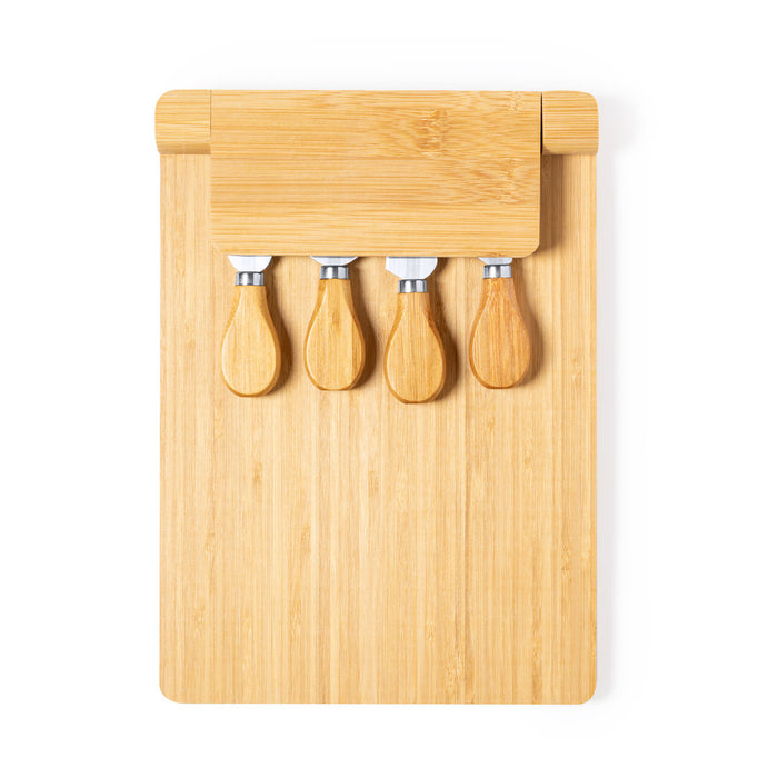 Cheese Knife and Board Set Bamboo