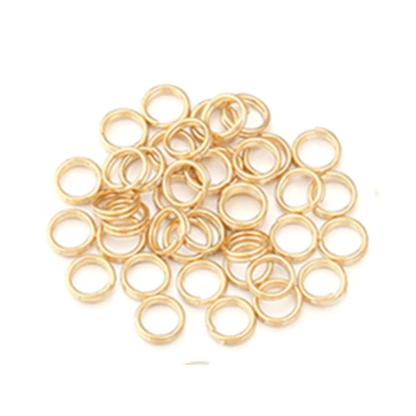 Gold Key Ring - 0.6 x 6mm