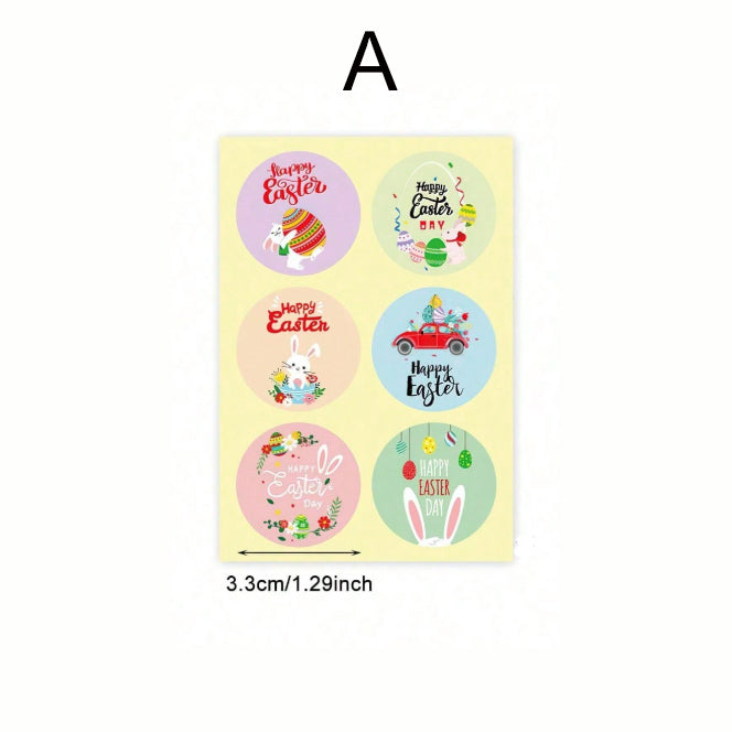 Easter Themed Stickers - 6pk