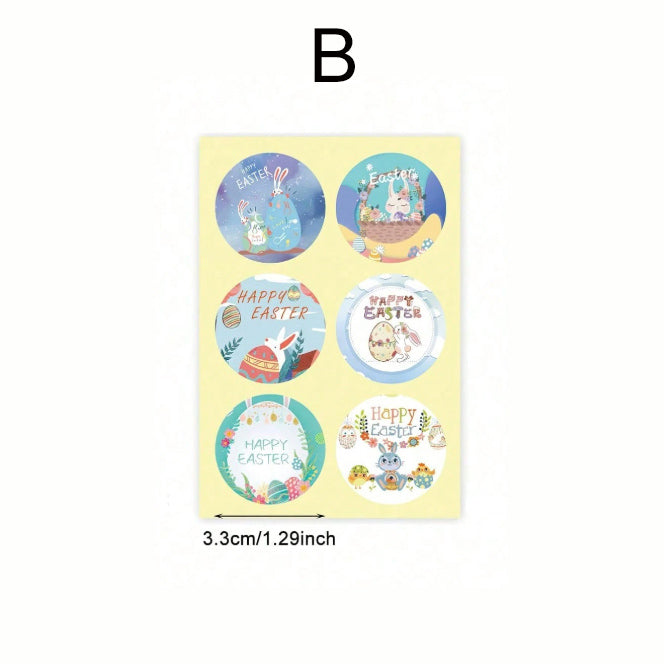 Easter Themed Stickers - 6pk
