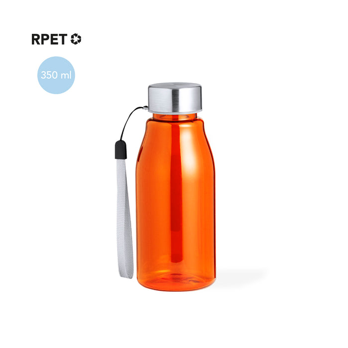 RPET bottle with Stainless Steel Screw Cap - 350ml