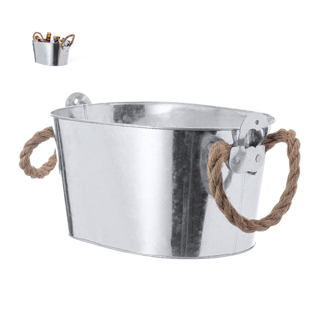 Metal Tub — Bow & Ribbon