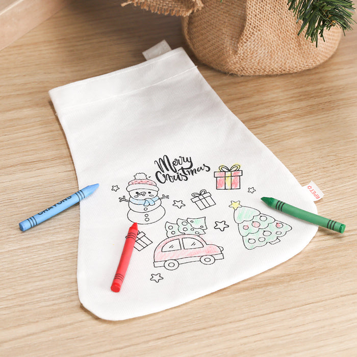 Colour-in Christmas Stocking