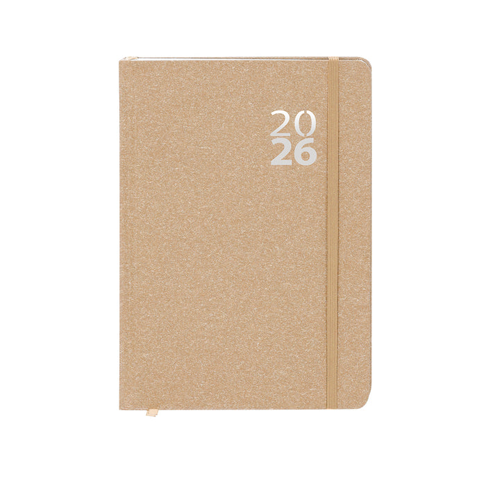 2026 Recycled Cardboard Diary A5