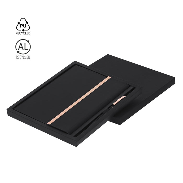 PU Leather Notebook and Pen Set