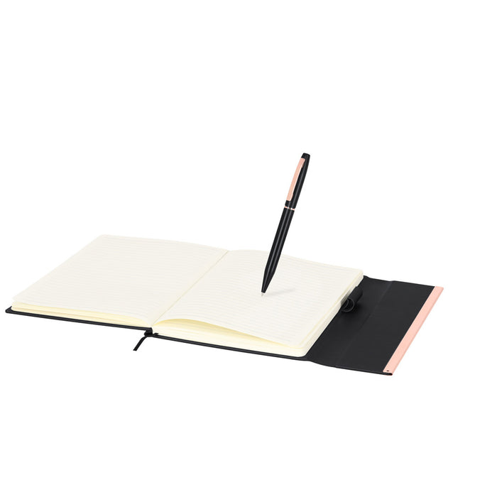 PU Leather Notebook and Pen Set