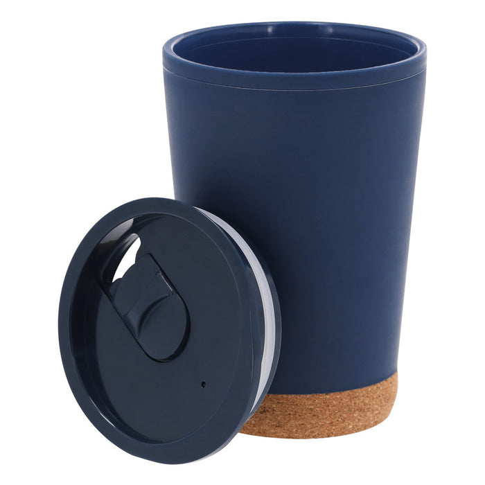Insulated Cup with Lid and Cork Bottom