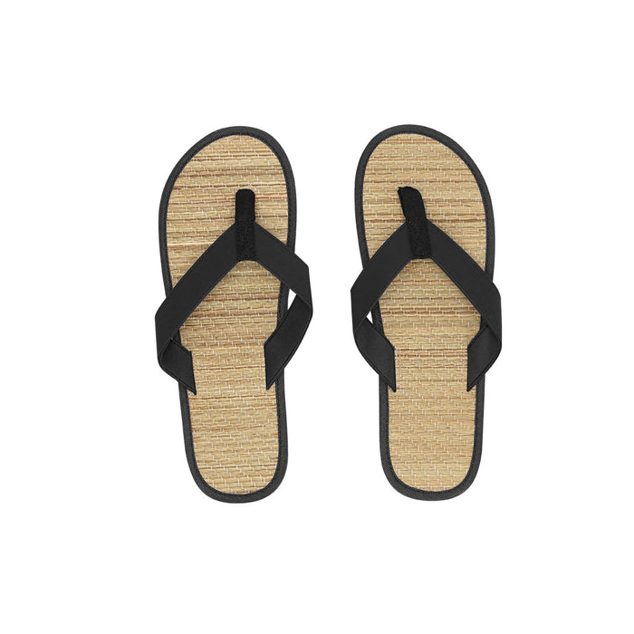 Flip Flops with Straw Base