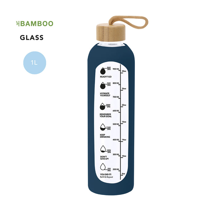 Glass Bottle with Silicone Sleeve