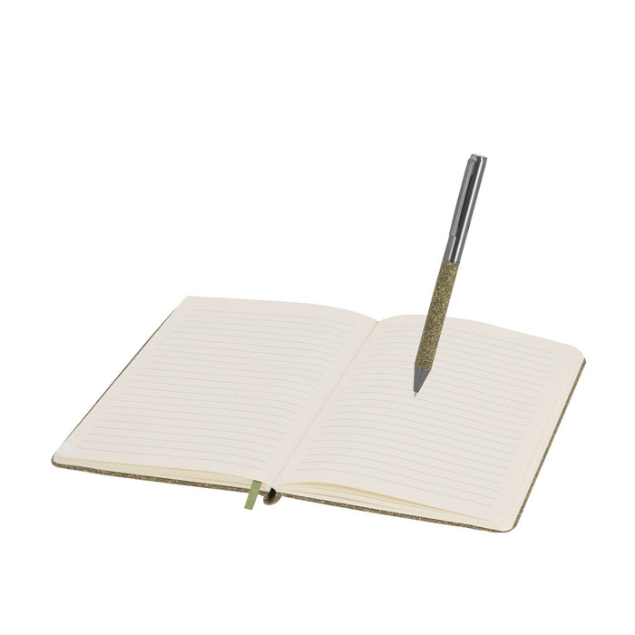 Notepad, Ballpoint and Thermal Bottle Set
