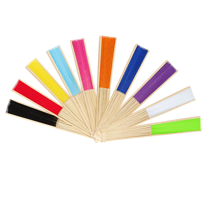 Fabric and Bamboo Fan
