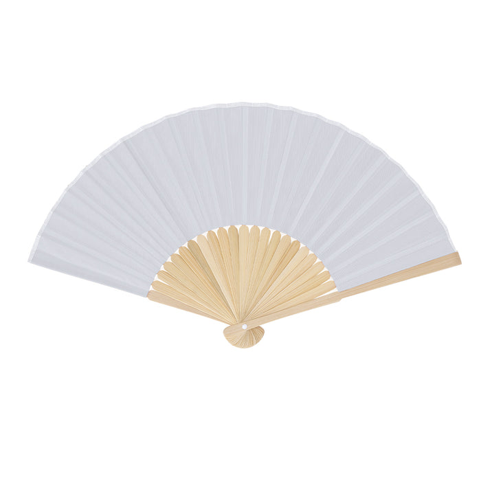 Fabric and Bamboo Fan