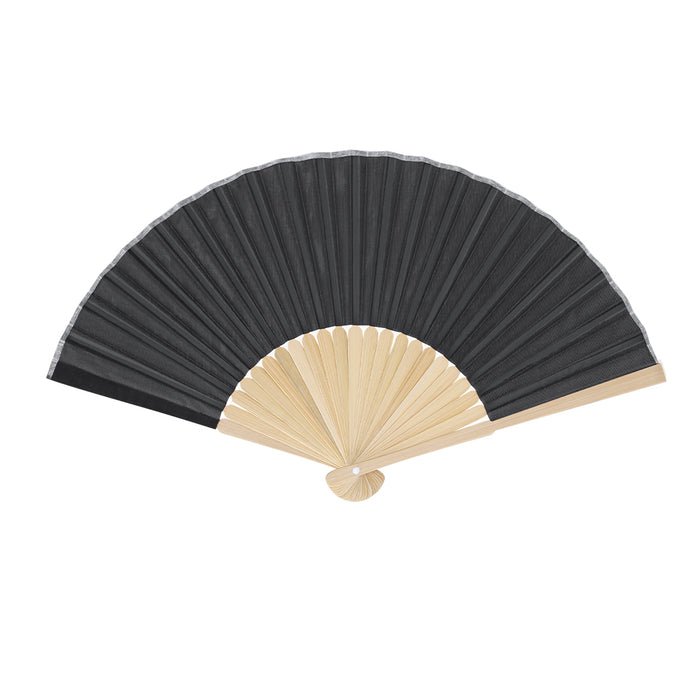 Fabric and Bamboo Fan