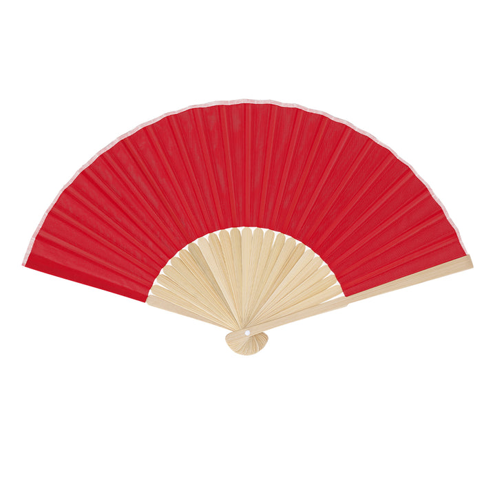 Fabric and Bamboo Fan
