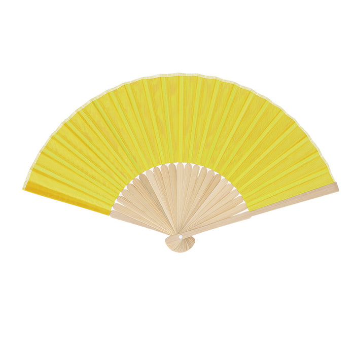 Fabric and Bamboo Fan