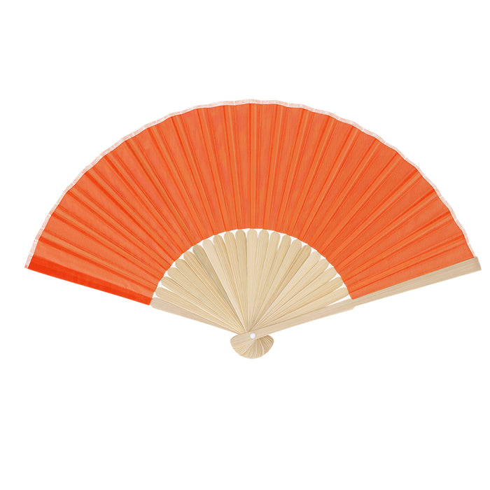 Fabric and Bamboo Fan