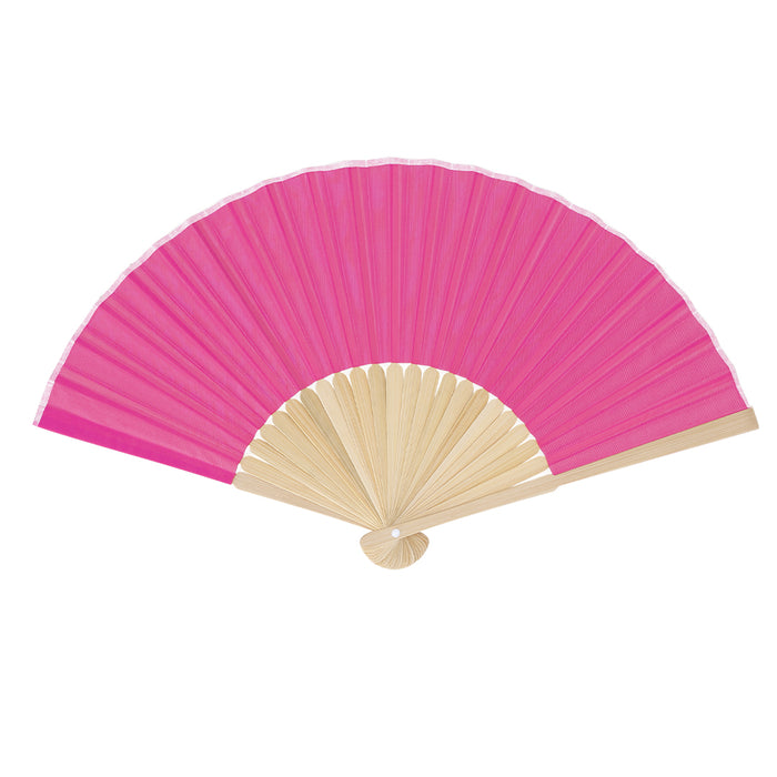 Fabric and Bamboo Fan