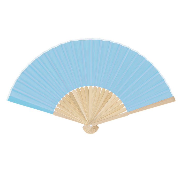 Fabric and Bamboo Fan