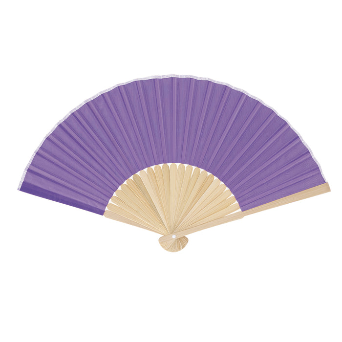 Fabric and Bamboo Fan