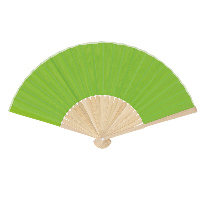 Fabric and Bamboo Fan