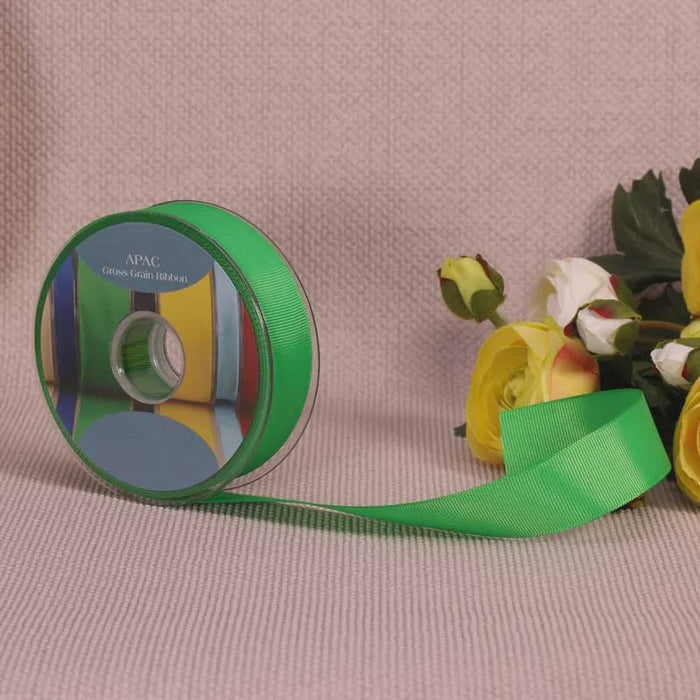 Grosgrain Ribbon - 25mm - Emerald
