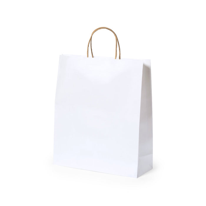 Gift Bag - White Paper - 32 x 40 x 12 cm