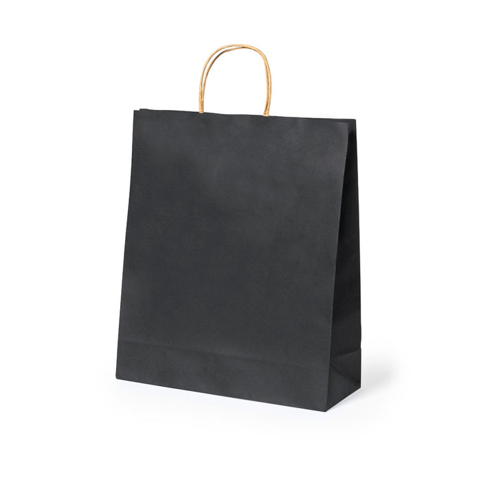 Gift Bag - Black Paper - 32 x 40 x 12 cm