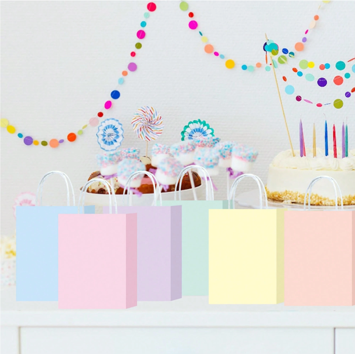 Kraft Paper Gift Bag - Various colours