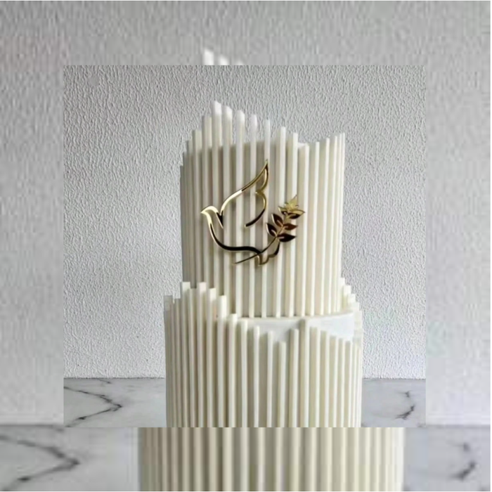 Acrylic Cake Topper - Dove