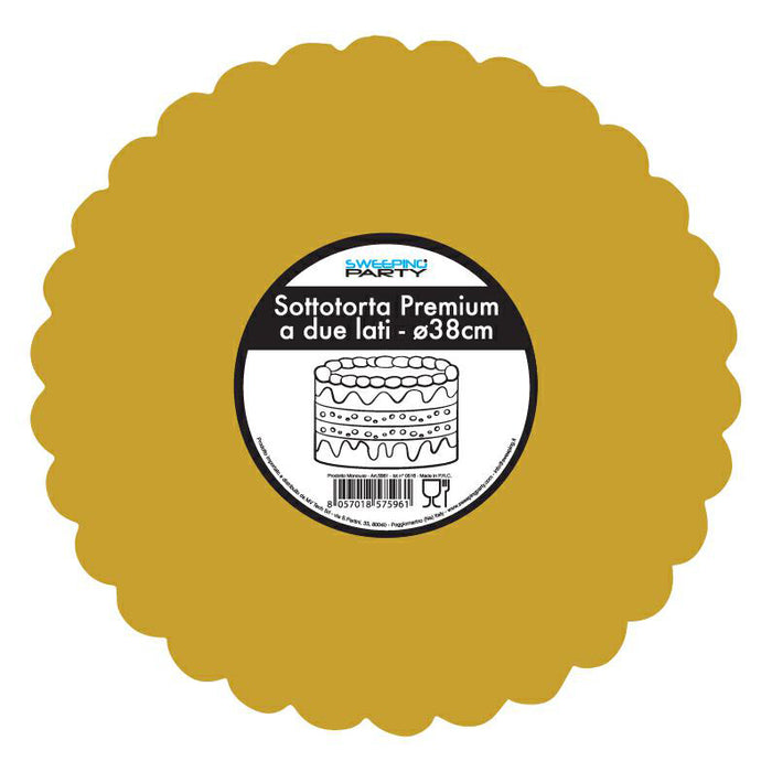 Cake Base Round - 2 Sided - Gold - Variouse Sizes