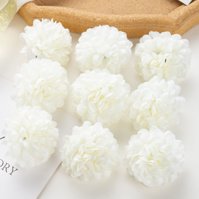 White Hydrangea Flower Head