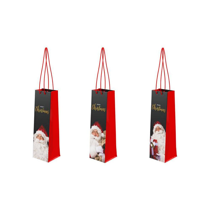 Christmas Bottle Bag - Santa