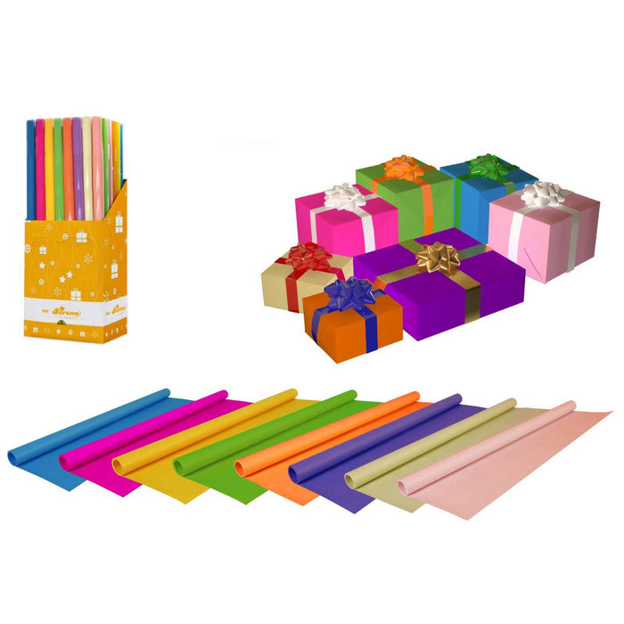 Wrapping Rolls - Plain Colours - 70cm x 2m - 8 designs
