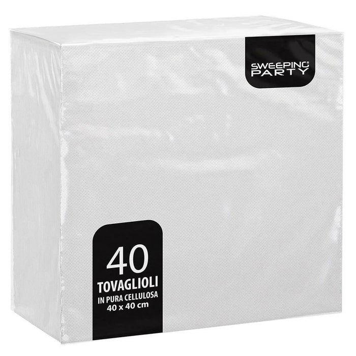 Lunch Napkins - White - 40pk