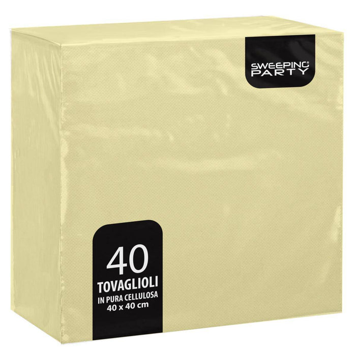 Lunch Napkins - Ivory - 40pk