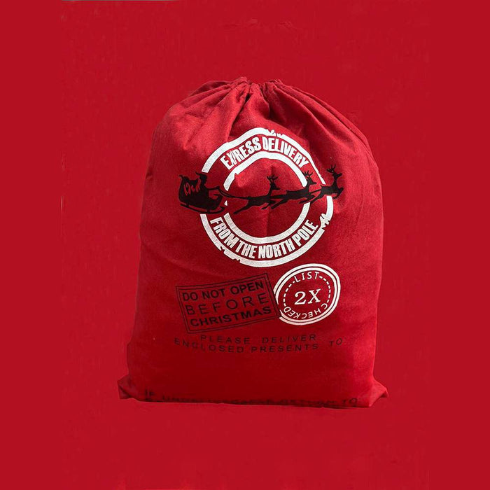 Red Santa Sack 48x64cm
