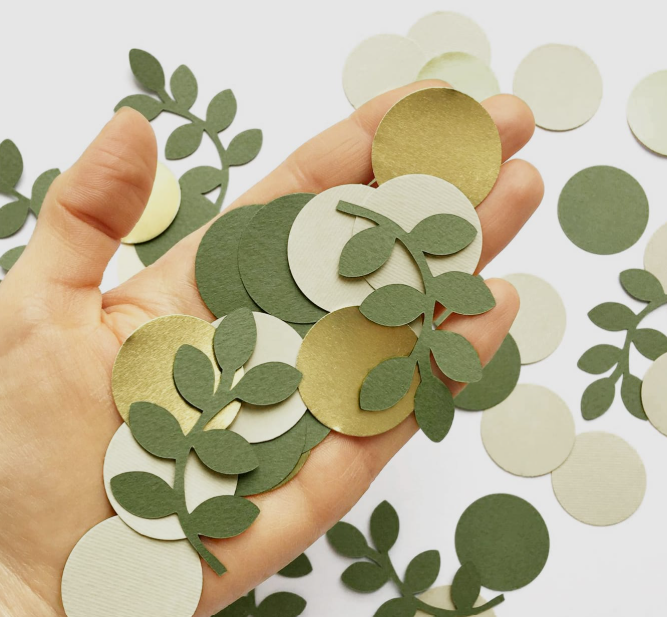 Botanical Table Confetti