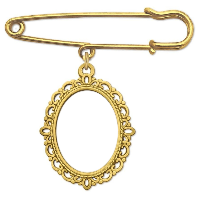 Bridal Bouquet Pendant - Gold