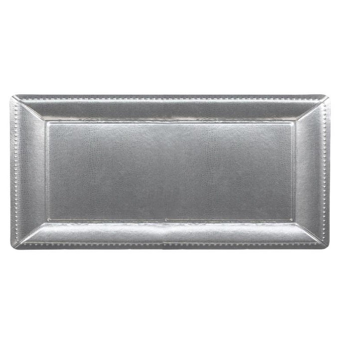 Rectangular Tray - Silver - 19x40cm