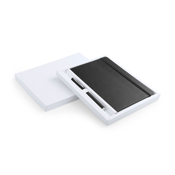 PU Leather Notebook and Matching Pen