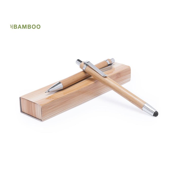 Clutch Pencil and Pen Set in Bamboo