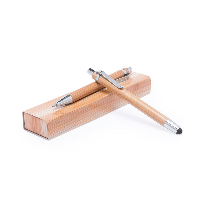 Clutch Pencil and Pen Set in Bamboo