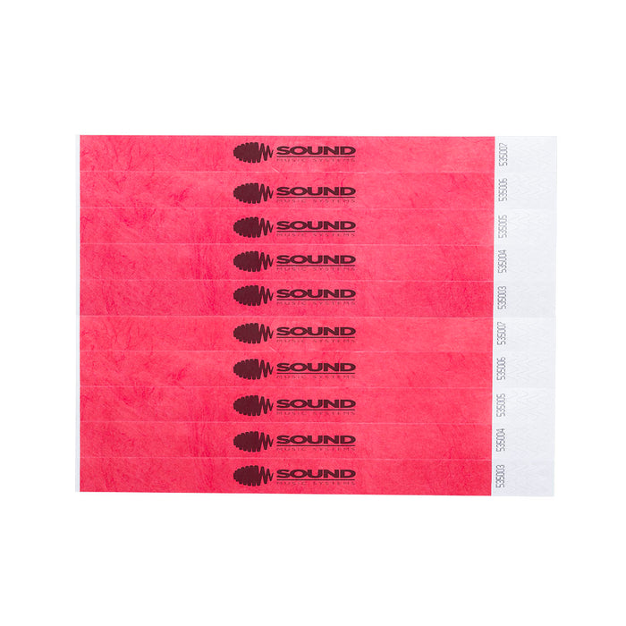 Event Bracelets - Sheet of 10 pieces