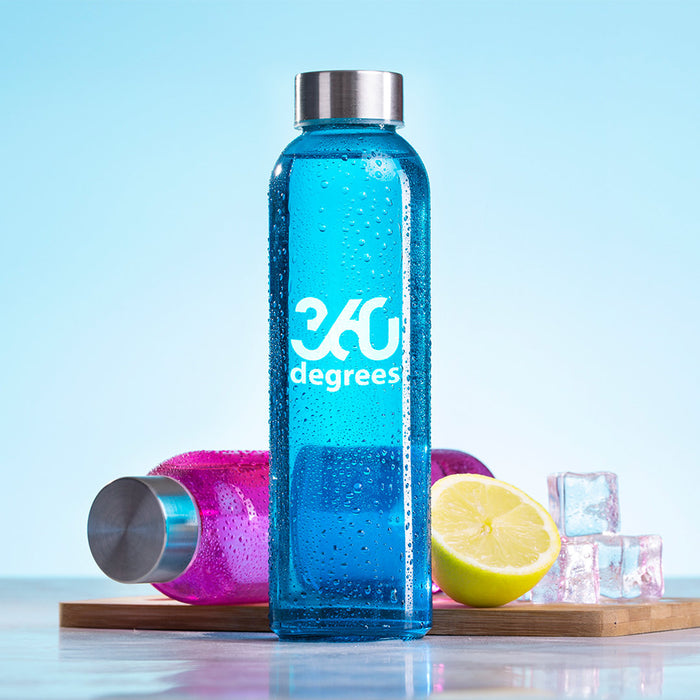 Glass Bottle with Stainless Steel Cap