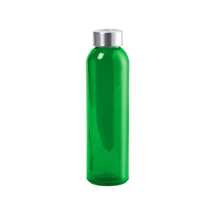 Glass Bottle with Stainless Steel Cap