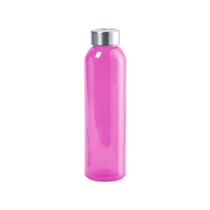 Glass Bottle with Stainless Steel Cap